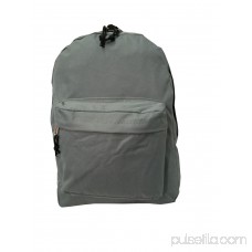 K-Cliffs Backpack Classic School Bag Basic Daypack Simple Book Bag 16 Inch Purple 564848069